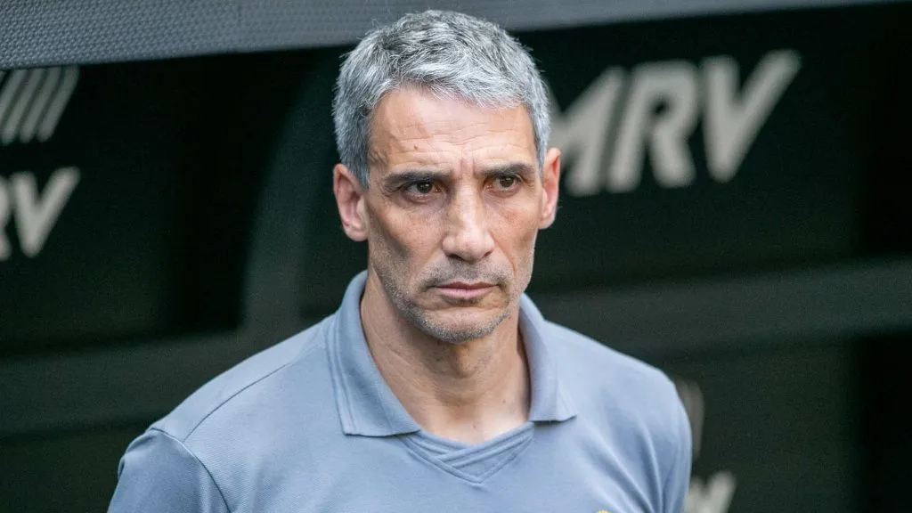 Juan Pablo Vojvoda, técnico do Santos. Foto: Fernando Moreno/AGIF