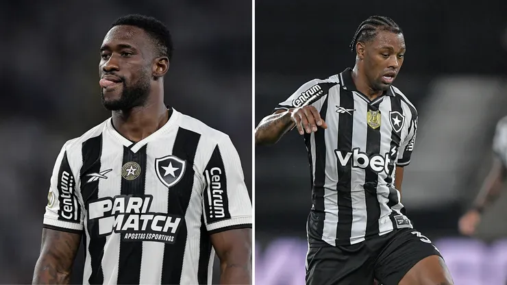 Fotos: Thiago Ribeiro/AGIF - Bastos e Kaio Pantaleão, zagueiros do Botafogo.