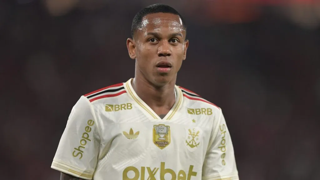 Wallace Yan durante partida contra o Atlético-MG na Copa Do Brasil de 2025. Foto: Thiago Ribeiro/AGIF
