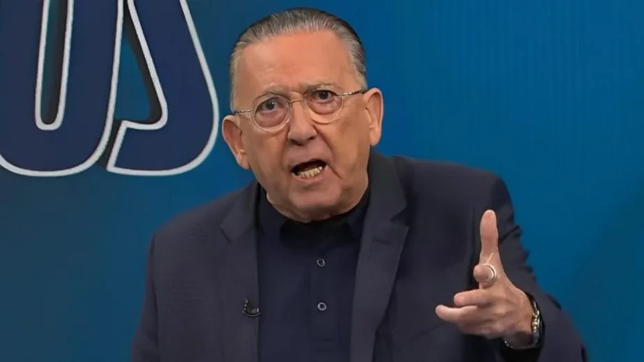 Galvão Bueno, comentarista e narrador. Foto: Reprodução/Band