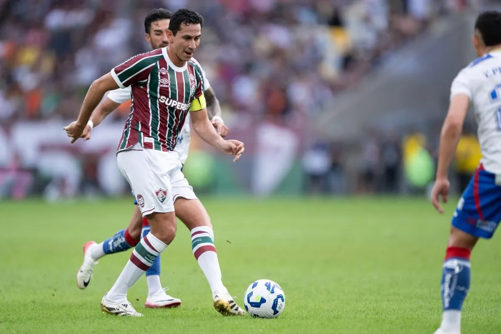 Paulo Henrique Ganso jogador do Fluminense durante partida contra o Fortaleza – Foto: Jorge Rodrigues/AGIF