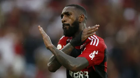 Gerson em campo pelo Flamengo. (Photo by Wagner Meier/Getty Images)