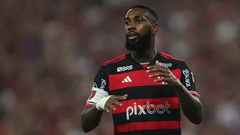 Gerson em campo quando atuava pelo Flamengo. (Photo by Wagner Meier/Getty Images)