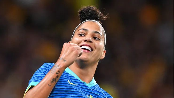 Amanda Gutierres, do Palmeiras (Photo by Bradley Kanaris/Getty Images)
