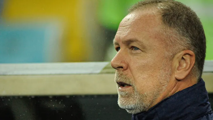 Mano Menezes tecnico do Palmeiras durante partida contra o Fluminense no estadio Maracana pelo campeonato Brasileiro A 2019.