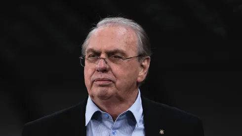 SP – SAO PAULO – 30/07/2025 – COPA DO BRASIL 2025, CORINTHIANS X PALMEIRAS – Osmar Stabile presidente do Corinthians durante partida contra o Palmeiras no estadio Arena Corinthians pelo campeonato Copa Do Brasil 2025. Foto: Ettore Chiereguini/AGIF