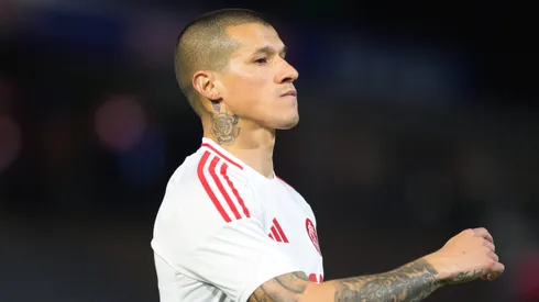 Alan Benítez em ação pelo Internacional no Brasileiro