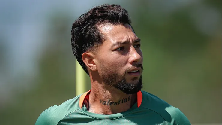 Lucho Acosta é um dos pendurados do Fluminense contra o Juventude. Foto: Marcelo Gonçalves/Fluminense