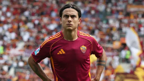 ROME, ITALY – SEPTEMBER 14: Paulo Dybala of AS Roma looks on during the Serie A match between AS Roma and Torino FC at Stadio Olimpico on September 14, 2025 in Rome, Italy. (Photo by Paolo Bruno/Getty Images)