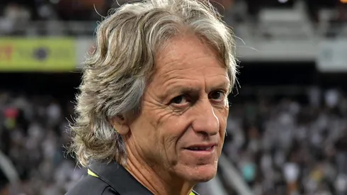 Jorge Jesus técnico do Flamengo durante partida contra o Botafogo no estadio Engenhao pelo campeonato Brasileiro A 2019. Foto: Thiago Ribeiro/AGIF