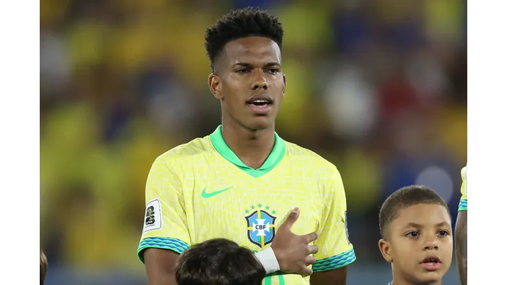 RJ - RIO DE JANEIRO - 04/09/2025 - ELIMINATORIAS COPA DO MUNDO 2026, BRASIL X CHILE - Estevao jogador do Brasil durante a partida contra o Chile no Maracana no Rio de Janeiro (RJ), pelas Eliminatorias da Copa do Mundo 2026. Foto: Marlon Costa/AGIF
