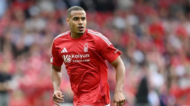 NOTTINGHAM, ENGLAND - AUGUST 17: Murillo Santiago Costa dos Santos of Notts Forest in action during the Premier League match between Nottingham Forest FC and AFC Bournemouth at City Ground on August 17, 2024 in Nottingham, England. (Photo by Michael Regan/Getty Images)