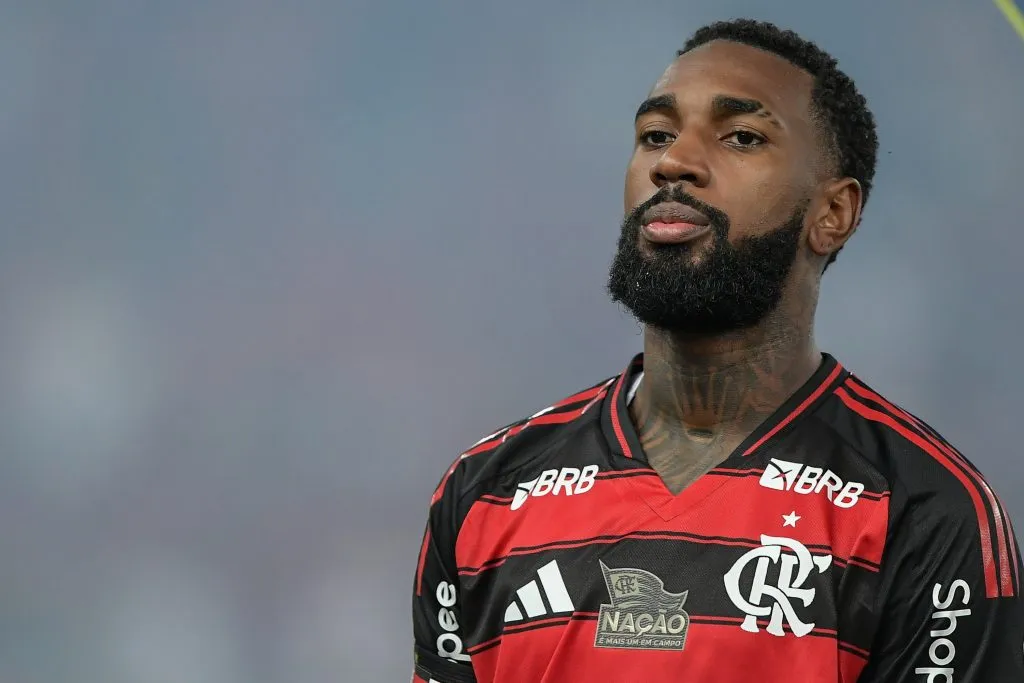 RJ – RIO DE JANEIRO – 10/05/2025 – BRASILEIRO A 2025, FLAMENGO X BAHIA – Gerson jogador do Flamengo durante partida contra o Bahia no estadio Maracana pelo campeonato Brasileiro A 2025. Foto: Thiago Ribeiro/AGIF