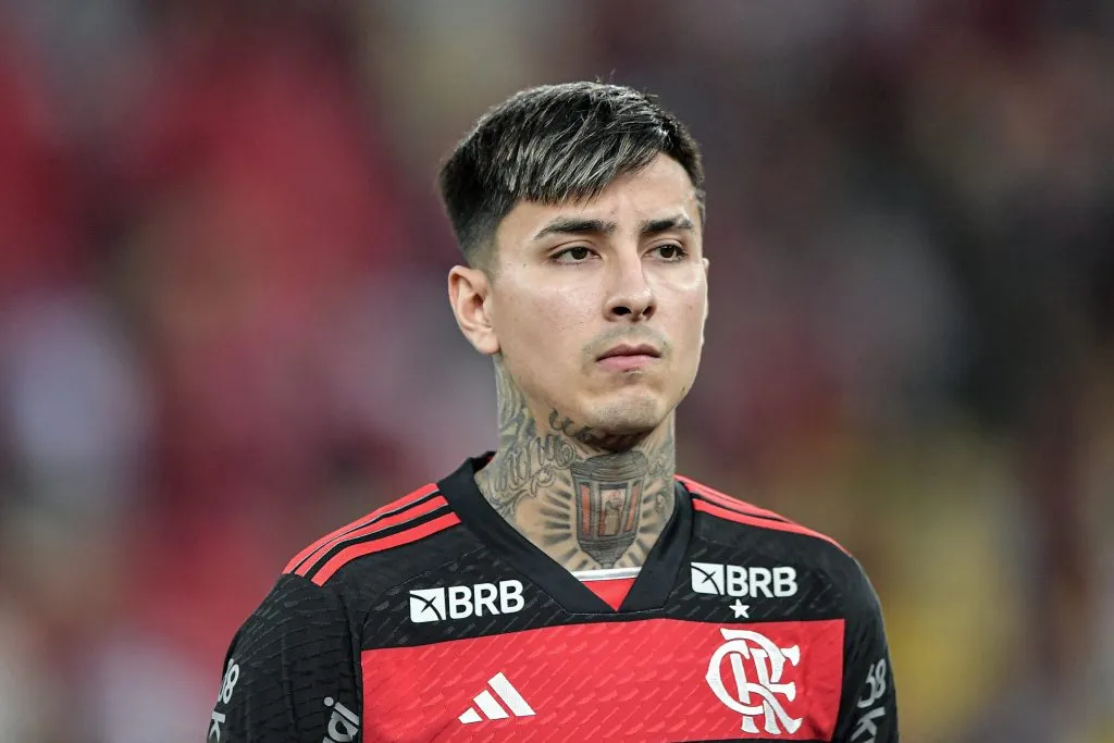 Pulgar está perto de voltar aos gramados pelo Flamengo. Foto: Thiago Ribeiro/AGIF
