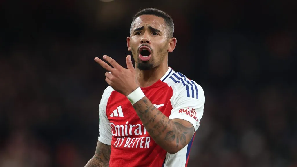 Gabriel Jesus pode retornar ao Palmeiras em 2026. (Photo by Alex Pantling/Getty Images)