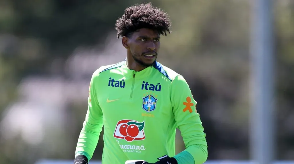 Hugo Souza, goleiro do Corinthians. Foto: Marlon Costa/AGIF
