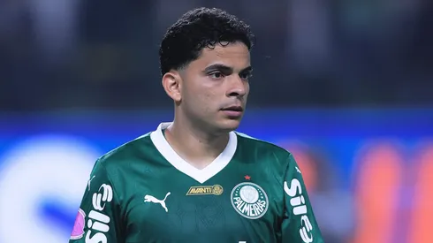SP - SAO PAULO - 11/10/2025 - BRASILEIRO A 2025, PALMEIRAS X JUVENTUDE - Bruno Rodrigues jogador do Palmeiras durante partida contra o Juventude no estadio Arena Allianz Parque pelo campeonato Brasileiro A 2025. Foto: Ettore Chiereguini/AGIF