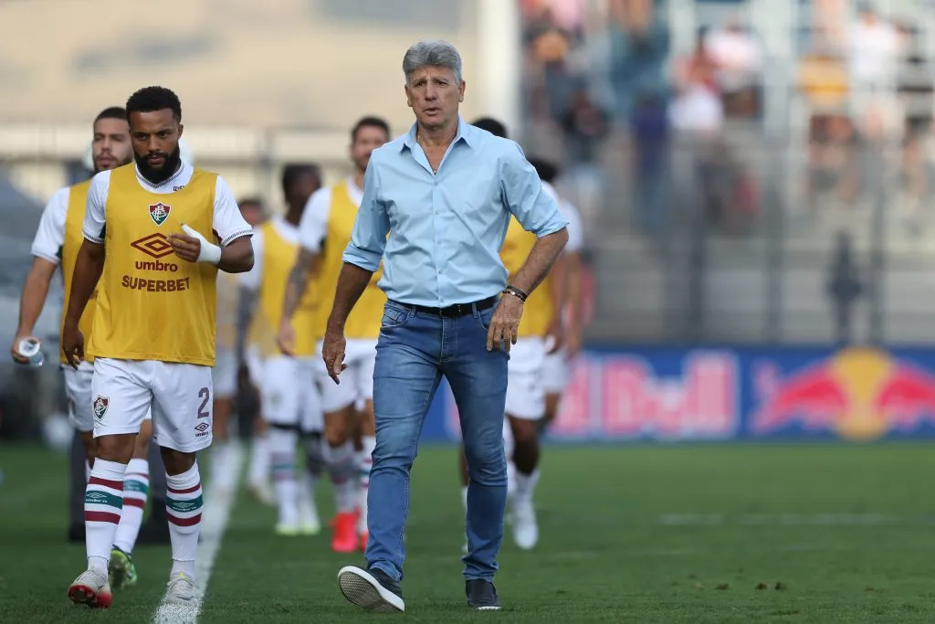 SP – BRAGANCA PAULISTA – 23/08/2025 – BRASILEIRO A 2025, BRAGANTINO X FLUMINENSE – Renato Gaucho tecnico do Fluminense durante a partida contra o Bragantino no estadio Cicero De Souza Marques em Braganca Paulista (SP), pelo campeonato Brasileiro A 2025. Foto: Marlon Costa/AGIF