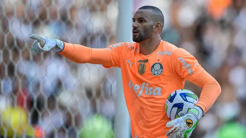 Weverton goleiro do Palmeiras durante partida contra o Vasco no estadio Maracana pelo campeonato BRASILEIRO A 2023.