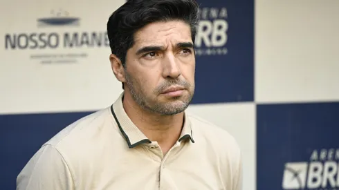 Abel Ferreira tecnico do Palmeiras durante partida contra o Vasco no estadio Mane Garrincha pelo campeonato Brasileiro A 2025.