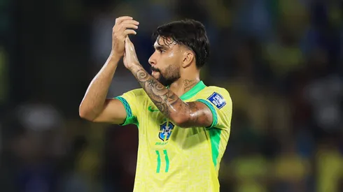 Lucas Paquetá deu assistência 'de cinema' em Brasil x Japão. Foto: Buda Mendes/Getty Images