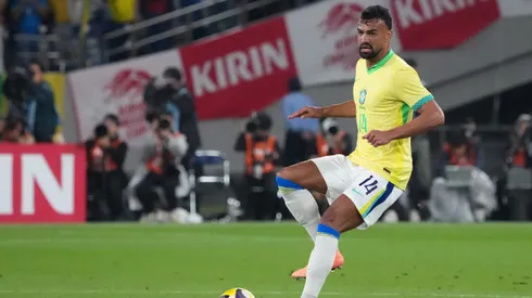 Fabrício Bruno durante o amistoso Brasil x Japão