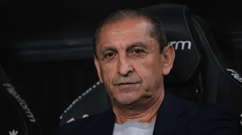 SP - SAO PAULO - 25/07/2024 - BRASILEIRO A 2024, CORINTHIANS X GREMIO - Ramon Diaz tecnico do Corinthians durante partida contra o Gremio no estadio Arena Corinthians pelo campeonato Brasileiro A 2024. Foto: Ettore Chiereguini/AGIF