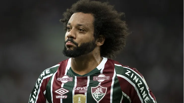 Marcelo jogador do Fluminense durante partida contra o Alianza Lima no estadio Maracana pelo campeonato Copa Libertadores 2024. Foto: Jorge Rodrigues/AGIF