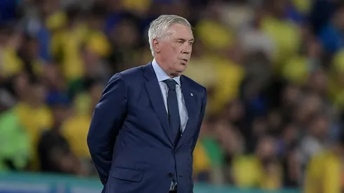 Carlo Ancelotti durante confronto contra o Chile nas Eliminatórias da Copa do Mundo de 2026.