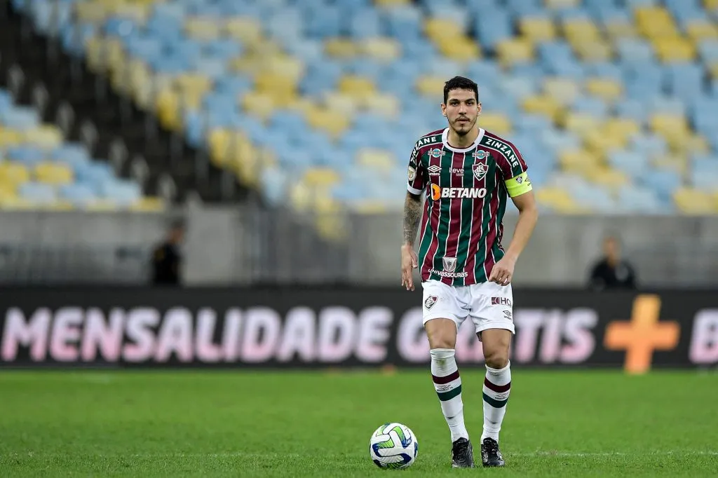 Nino foi campeão da Libertadores pelo Fluminense em 2023. Foto: Thiago Ribeiro/AGIF