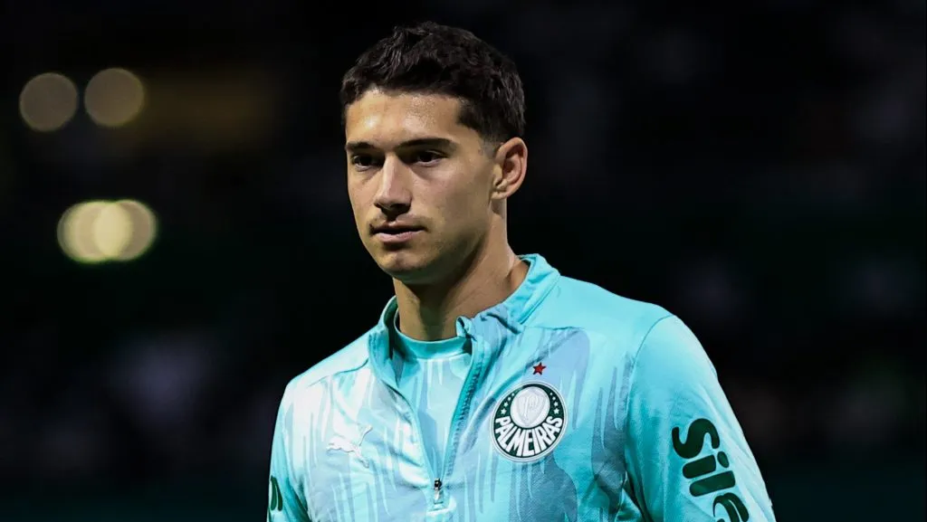 Aníbal Moreno em campo pelo Palmeiras. Foto: Fabio Giannelli/AGIF