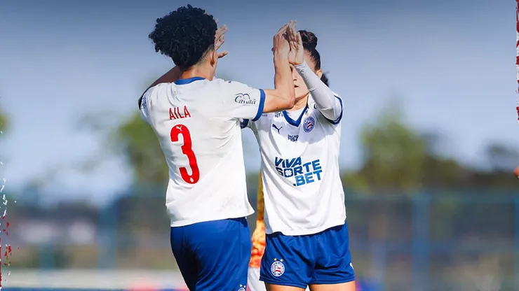Bahia não tem grandes problemas para avançar no campeonato estadual (Foto: Reprodução/Leticia Martins/Bahia/X)