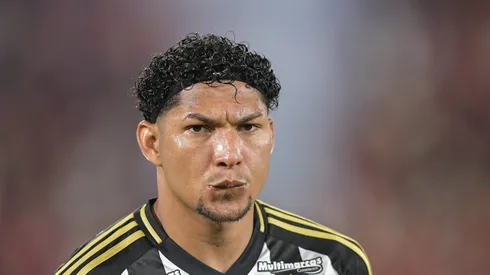 Rony jogador do Atletico-MG durante partida contra o Flamengo no estadio Maracana pelo campeonato Copa Do Brasil 2025.