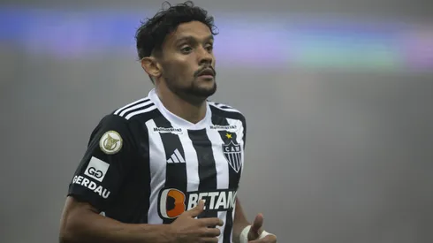 Gustavo Scarpa jogador do Atletico-MG durante partida contra o Flamengo no estadio Maracana pelo campeonato Brasileiro A 2024.