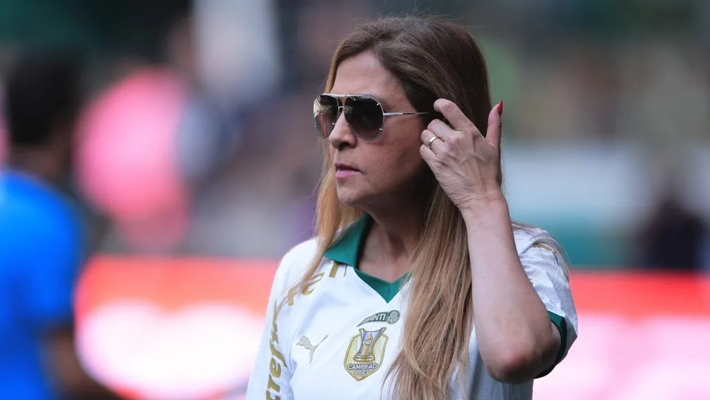 Leila Pereira, presidente do Palmeiras. Foto: Ettore Chiereguini/AGIF