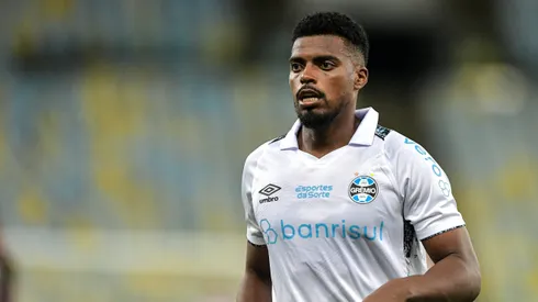 Jemerson jogador do Gremio durante partida contra o Fluminense no estadio Maracana pelo campeonato Brasileiro A 2024.