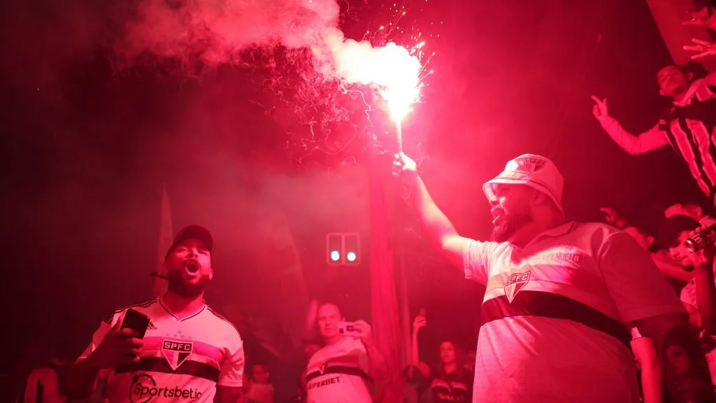 Torcida do São Paulo. Foto: Ettore Chiereguini/AGIF