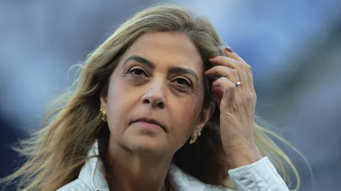 Leila Pereira presidente do Palmeiras. Foto: Ettore Chiereguini/AGIF