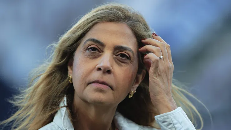 Leila Pereira presidente do Palmeiras. Foto: Ettore Chiereguini/AGIF