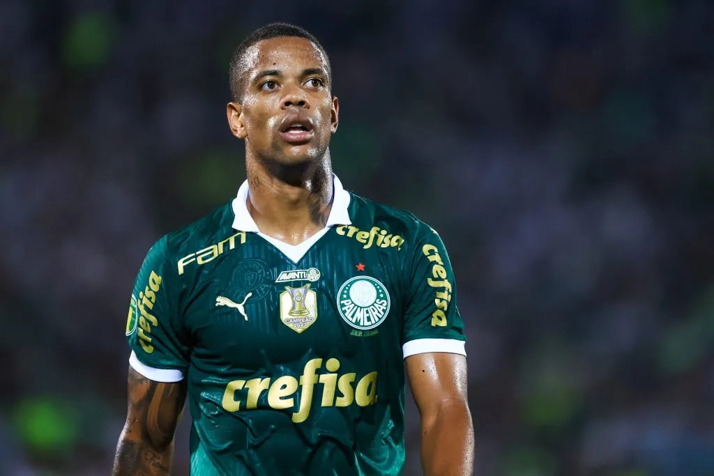 SP – SANTO ANDRE – 12/02/2024 – PAULISTA 2024, SANTO ANDRE X PALMEIRAS – Caio Paulista jogador do Palmeiras durante partida contra o Santo Andre no estadio Bruno Jose Daniel pelo campeonato Paulista 2024. Foto: Marcello Zambrana/AGIF