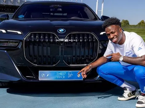Vini Jr. e jogadores do Real Madrid ganham carros de luxo da BMW