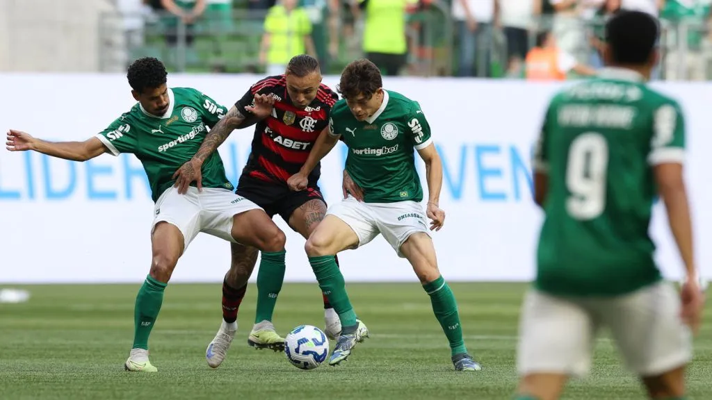 Flamengo x Palmeiras se enfrentam pelo Brasileirão. (Foto: Cesar Greco/Palmeiras/by Canon)