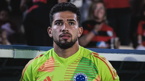 Léo Aragão em ação pelo Cruzeiro no Brasileiro