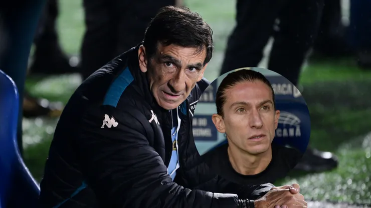 Técnico do Racing manda indireta para Filipe Luís (Imagem: Marcelo Endelli/Getty Images/ Thiago Ribeiro/AGIF)