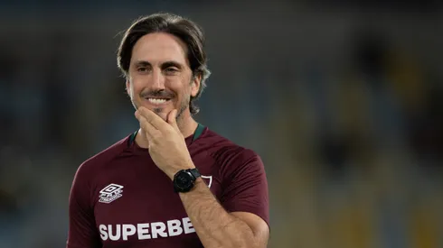 RJ – RIO DE JANEIRO – 16/10/2025 – BRASILEIRO A 2025, FLUMINENSE X JUVENTUDE – Luis Zubeldia tecnico do Fluminense durante partida contra o Juventude no estadio Maracana pelo campeonato Brasileiro A 2025. Foto: Jorge Rodrigues/AGIF