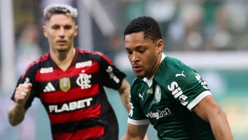 Flamengo x Palmeiras se enfrentam pelo Brasileirão. (Foto: Cesar Greco/Palmeiras/by Canon)