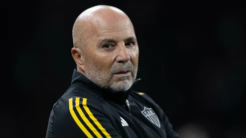 Jorge Sampaoli tecnico do Atletico-MG durante partida contra o Corinthians no estadio Arena Corinthians pelo campeonato Brasileiro A 2025. Foto: Joisel Amaral/AGIF
