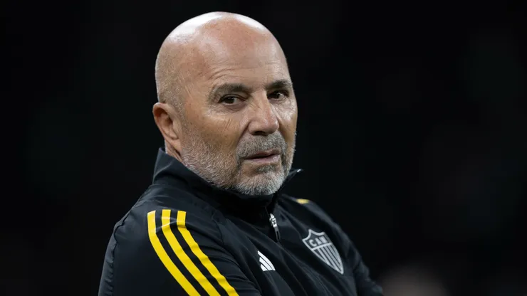 Jorge Sampaoli tecnico do Atletico-MG durante partida contra o Corinthians no estadio Arena Corinthians pelo campeonato Brasileiro A 2025. Foto: Joisel Amaral/AGIF