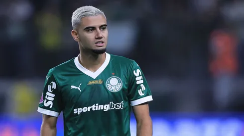 Andreas Pereira, meia do Palmeiras. Foto: Ettore Chiereguini/AGIF