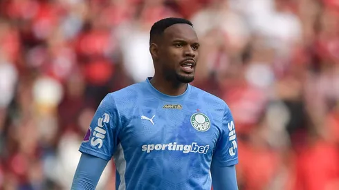 Carlos Miguel em sua estreia pelo Palmeiras. Foto: Thiago Ribeiro/AGIF